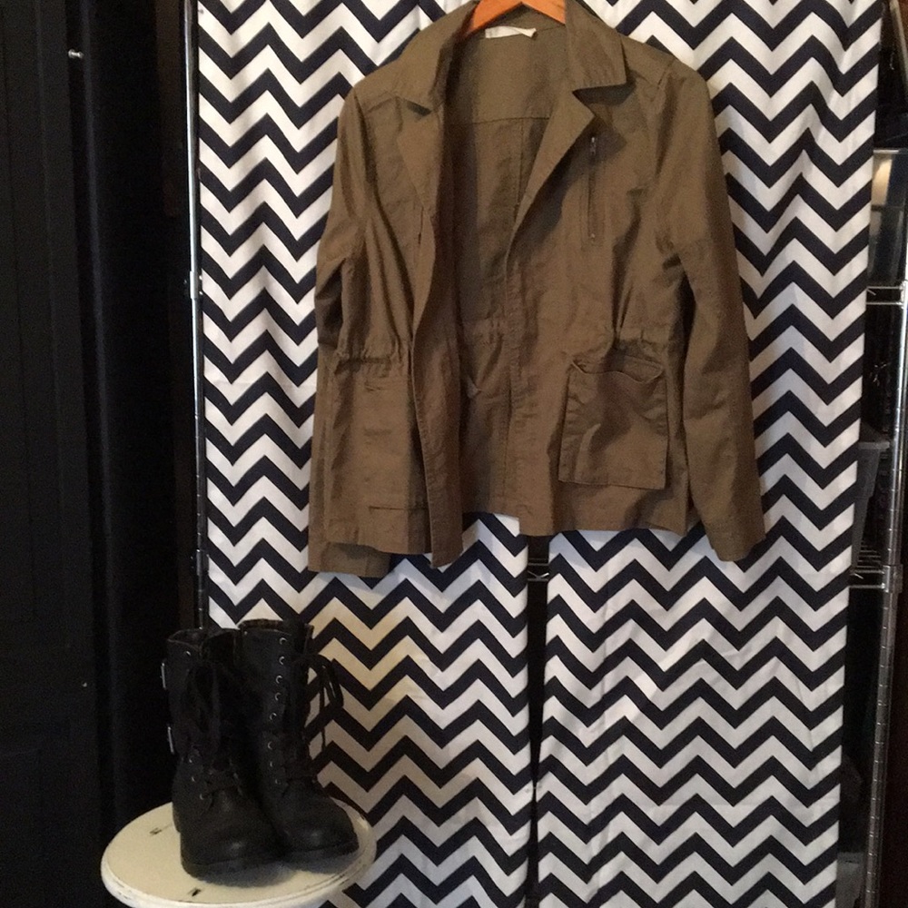 Army green jacket